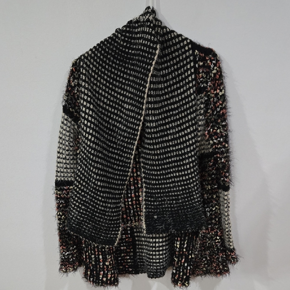 La Fee Verte Anthropologie Sz M Womens  Shawl Collar Knit Cardigan Sweater